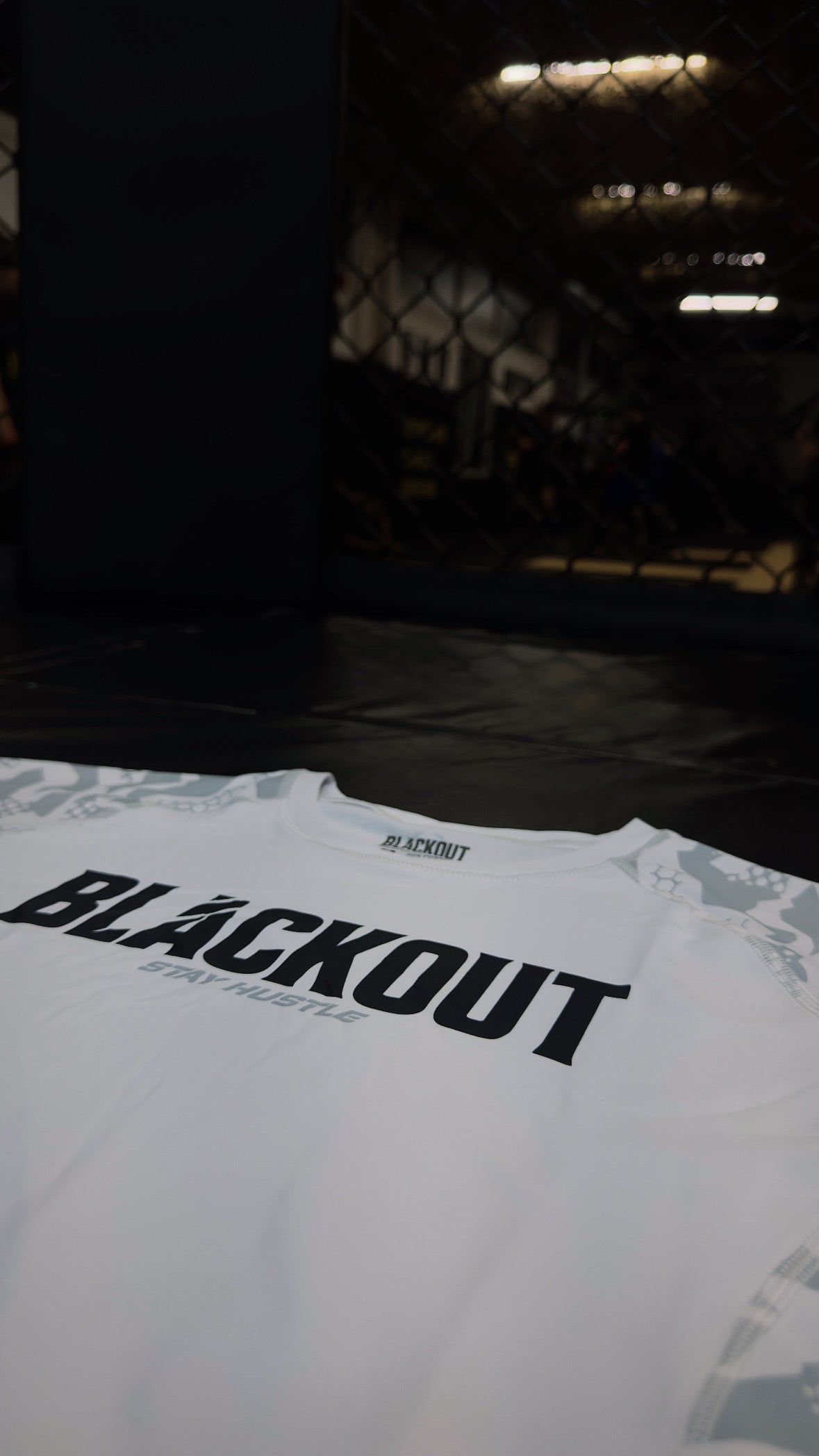 Rashguard "WARFIGHTER EDITION BLANC"