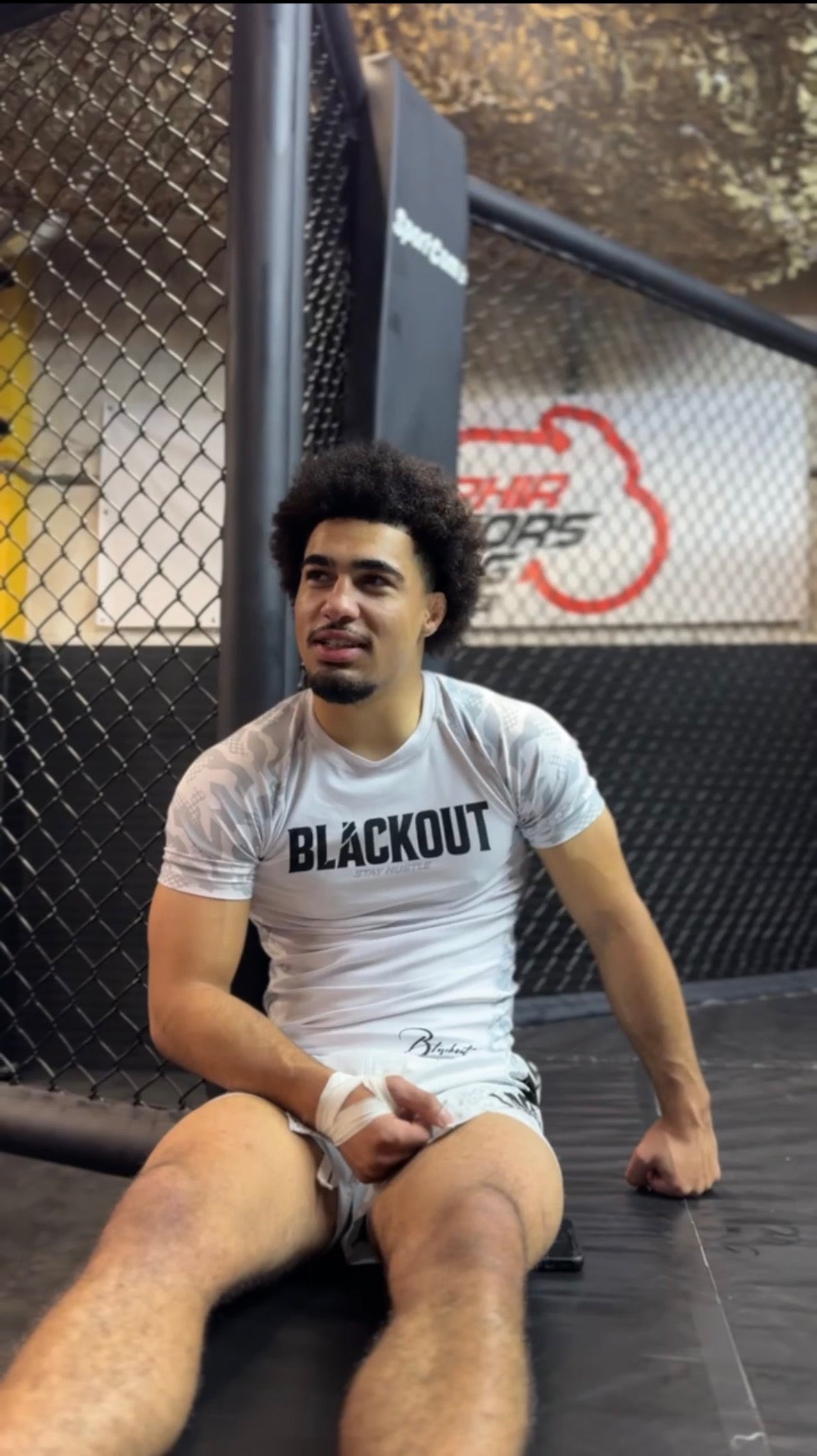 Rashguard "WARFIGHTER EDITION BLANC"